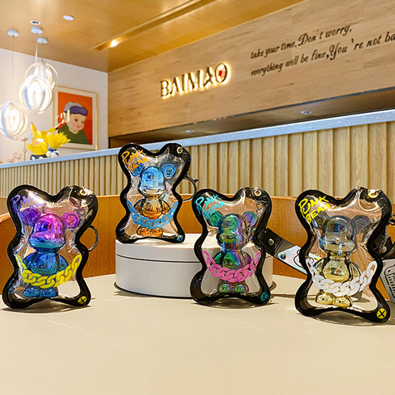 Colorful Bear Bag Keychain