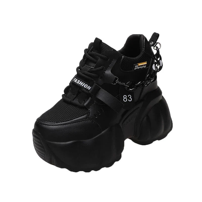 Korean Chunky High Platform Sneakers