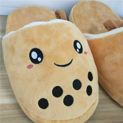 Kawaii Bubble Tea Slippers
