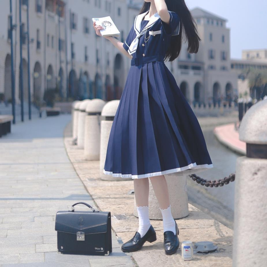 Japanese Sailor Collar Dress