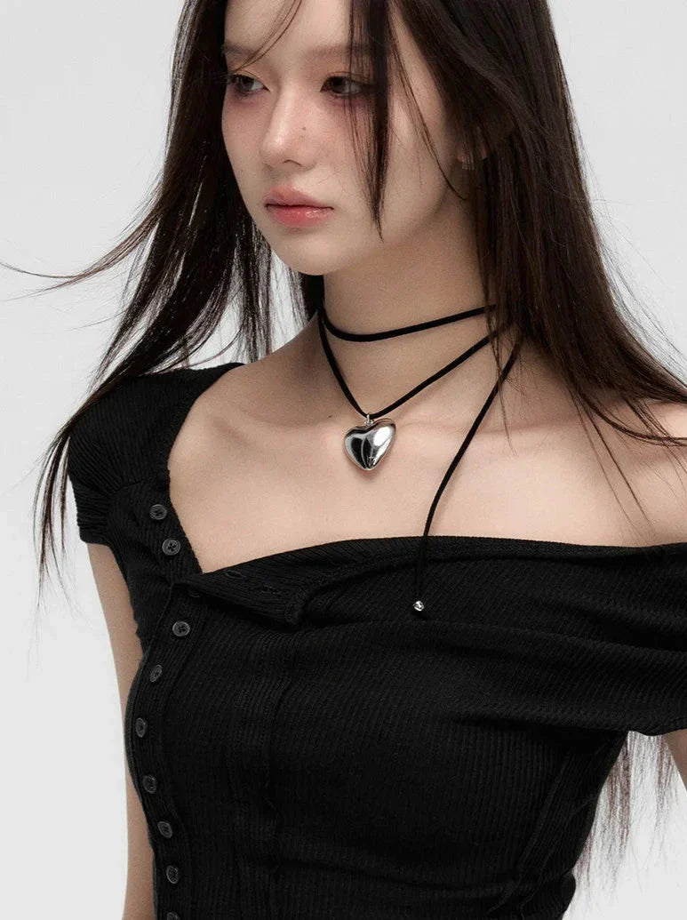 Korean Slim Crop Top
