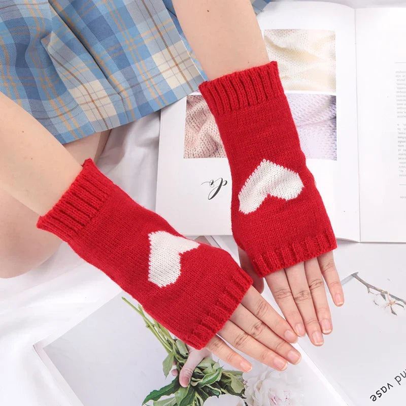 Cute Crochet Fingerless Gloves