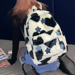 Y2K Cute Fluffy Backpack