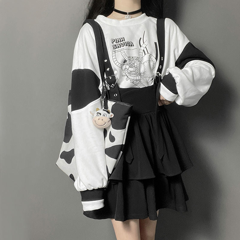 Pastel Gothic Anime Clothing Set