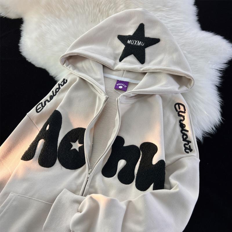 Y2K Harajuku Zipper Hoodie