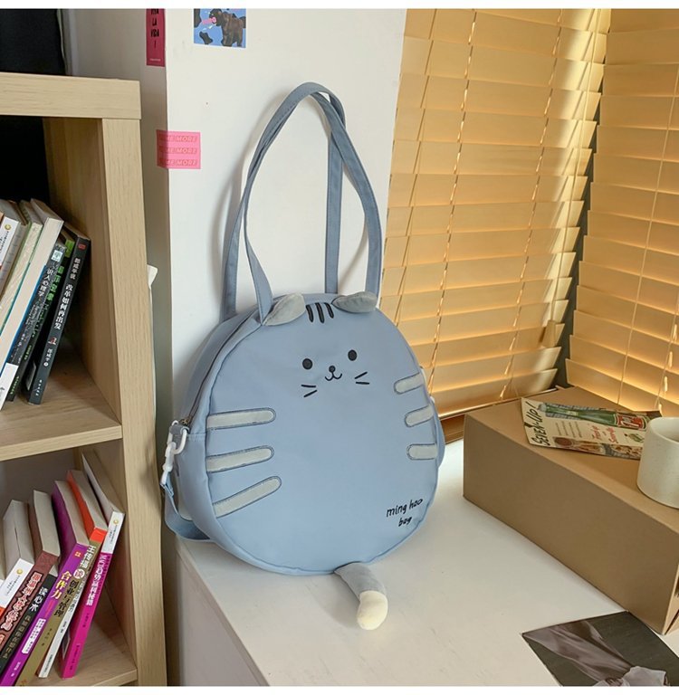 Kawaii Cat Circle Handbag