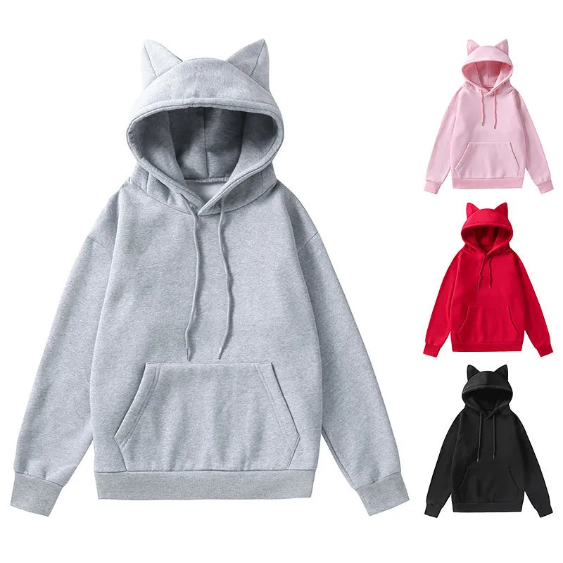 Kawaii Cat Ears Hoodie