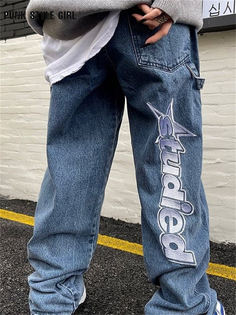 Y2k Style Wide Jeans