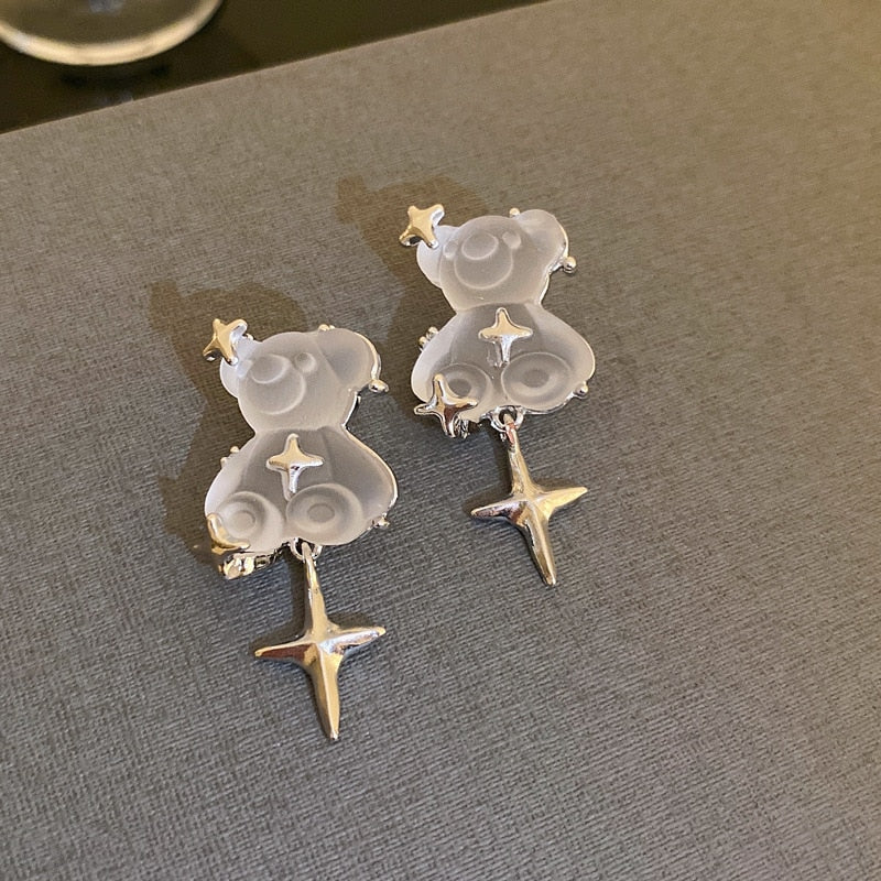Geometric Water Drop Earrings
