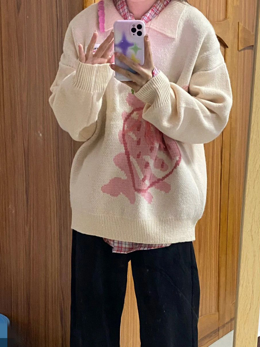 Japanese Kawaii Knitted Sweater