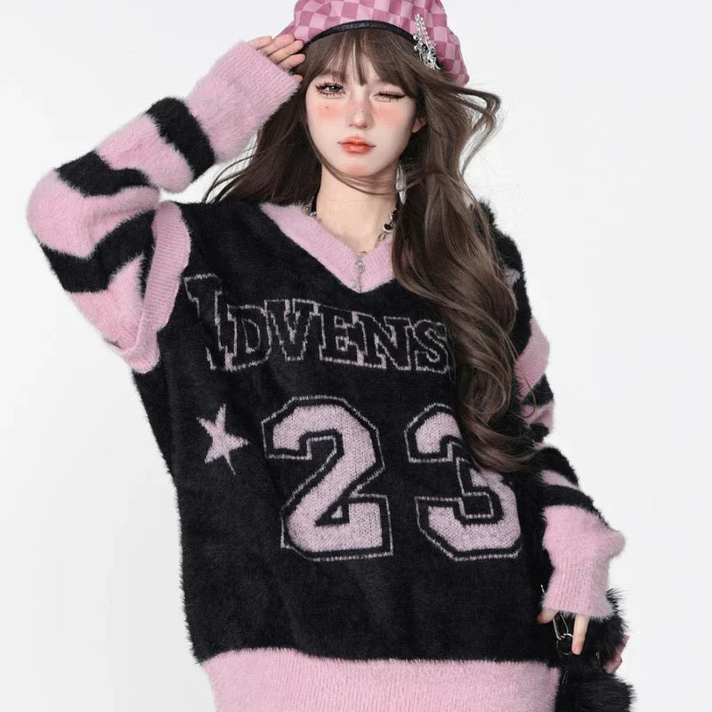 Pastel Gothic Y2K Sweater