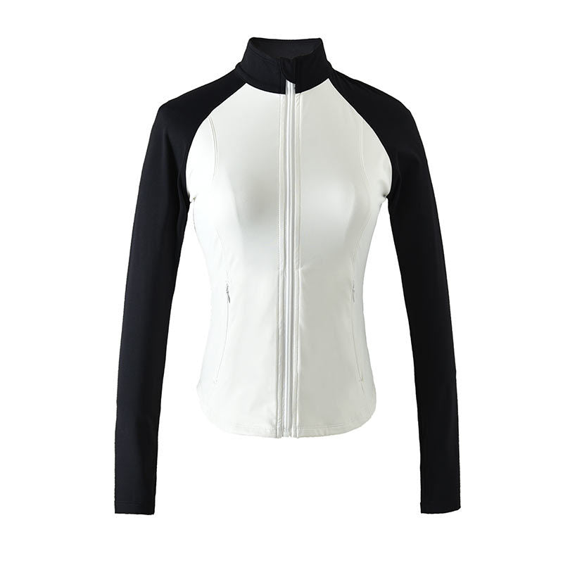 Two Color Slim Fit Women's Yoga & Fitness Top