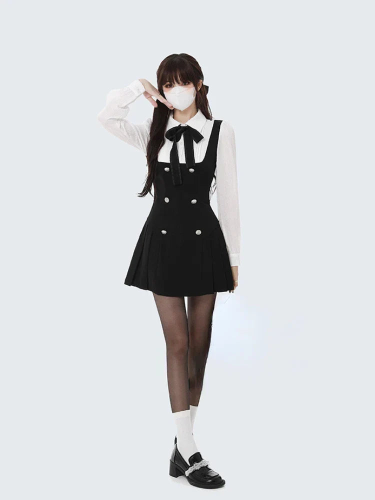 Korean Elegant Short Dress