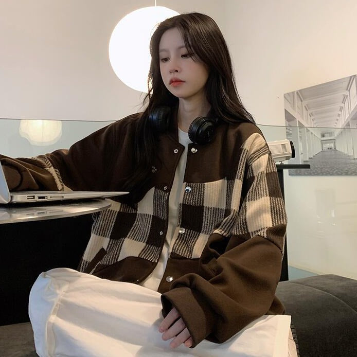 Deeptown Korean Style Baseball Jacket