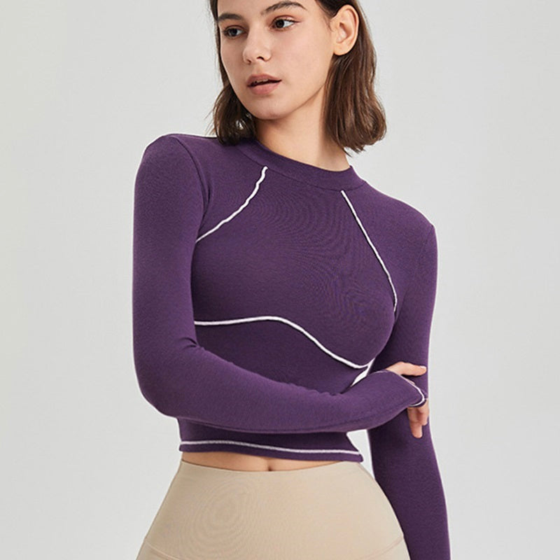 Full Sleeve Compressed Women's Sports Yoga Top