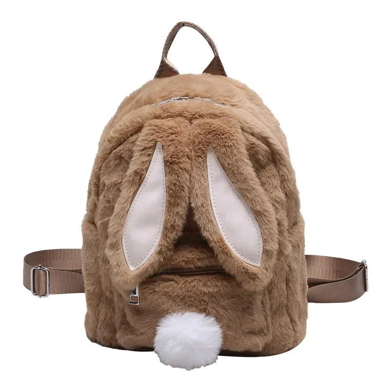 Cute Plush Bunny Backpack