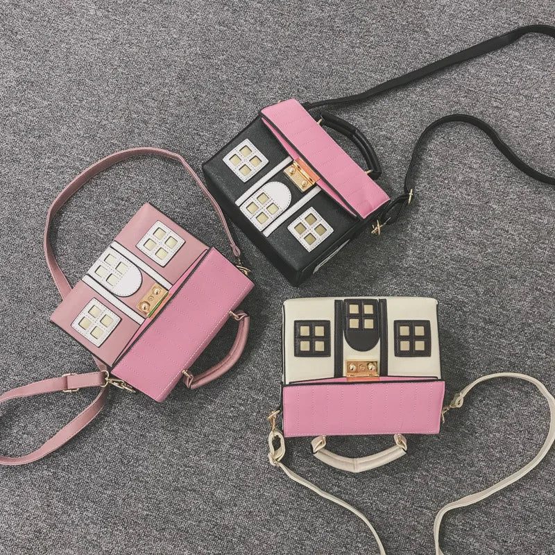 Cute House Shaped Handbag