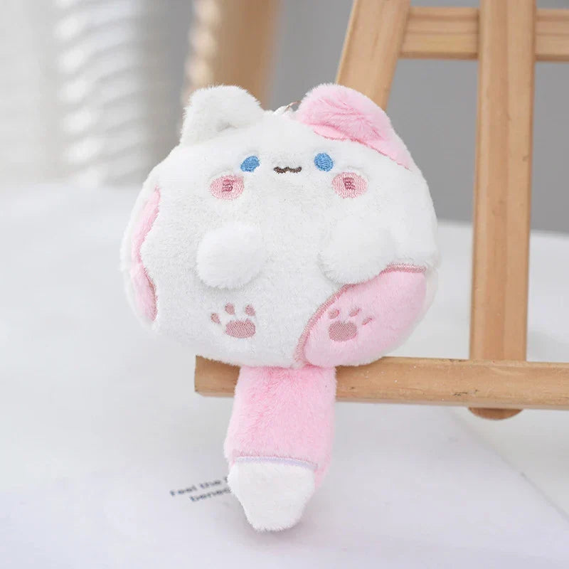 Kawaii Plush Cat Keyring Toy