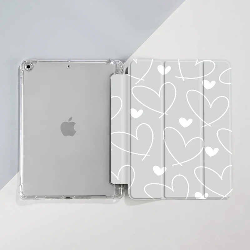 Minimalist Love Doodle iPad Case
