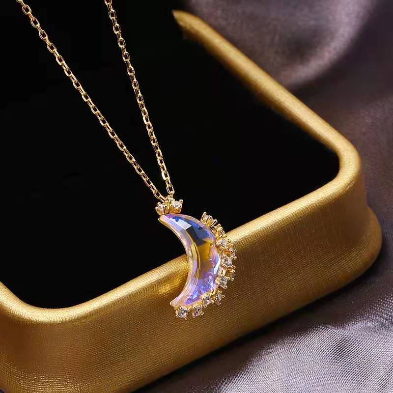 Mystic Moon Pendant Necklace