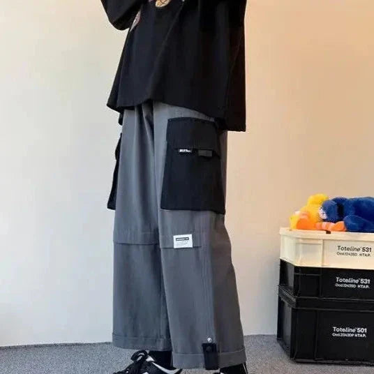 Casual Baggy Dark Cargo Pants