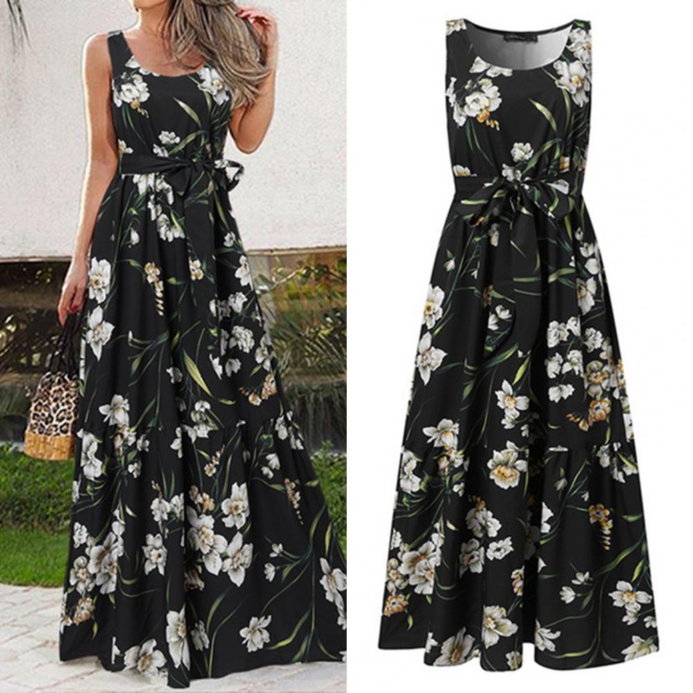 Elegant Party Sleeveless Maxi Dress