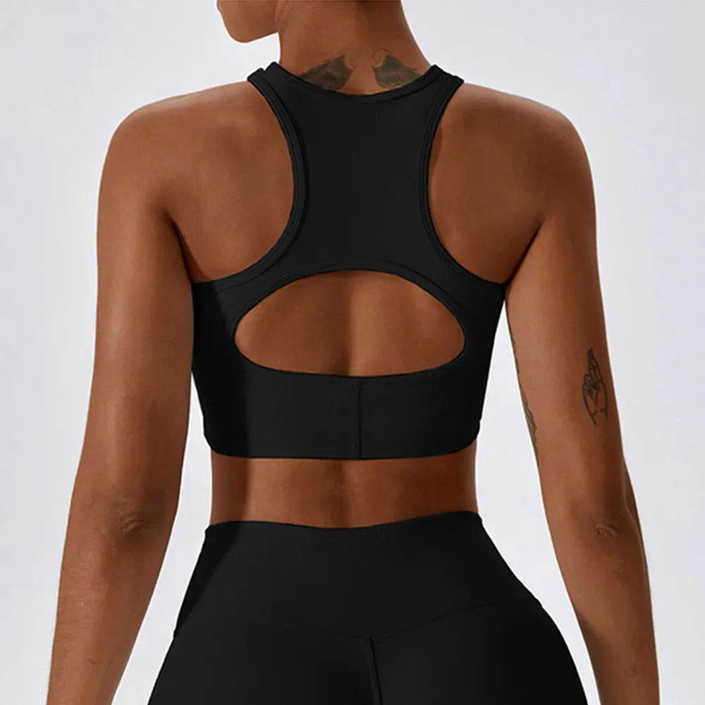 Seraphina - Racer Back Activewear Crop Top