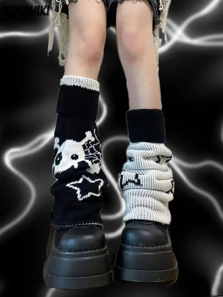 Harajuku Y2K Two-Side Leg Warmers