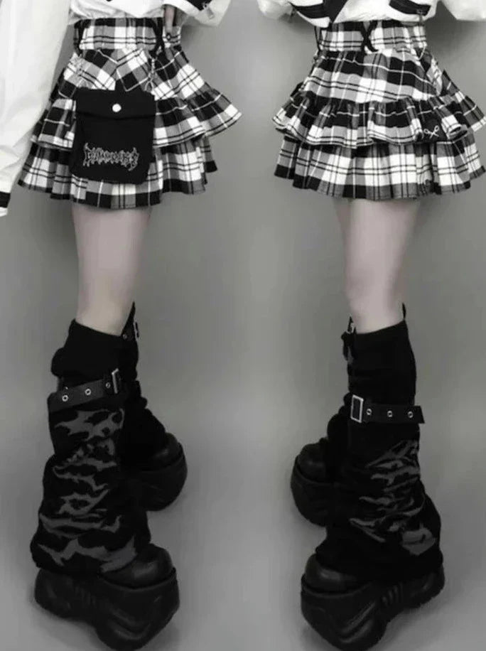 Harajuku Anime School Girl Plaid Mini Skirt