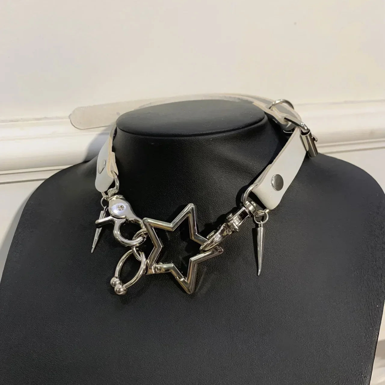 Y2K Gothic Star Choker