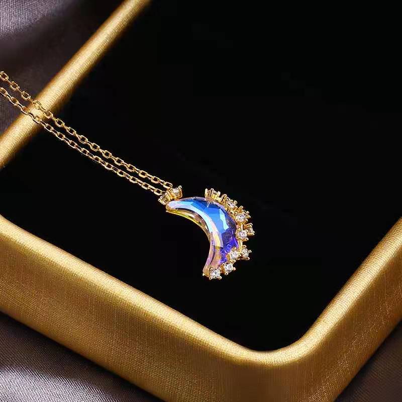 Mystic Moon Pendant Necklace