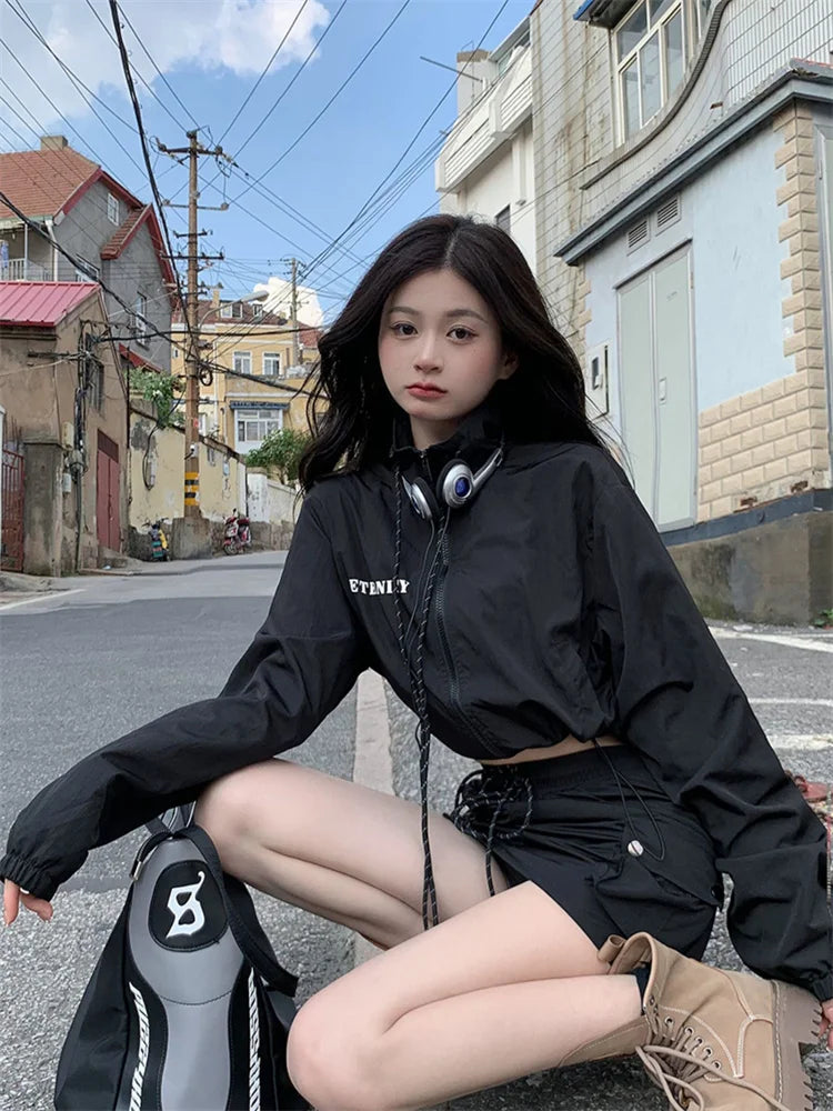 Y2K Techwear 2 Piece Set