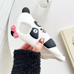 Cartoon Panda 3D iPhone Case
