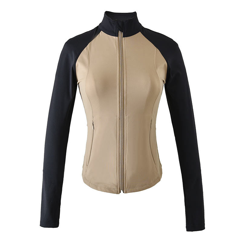 Two Color Slim Fit Women's Yoga & Fitness Top
