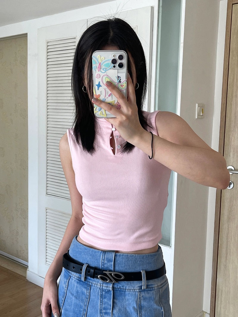 Knee-length Denim Skirt