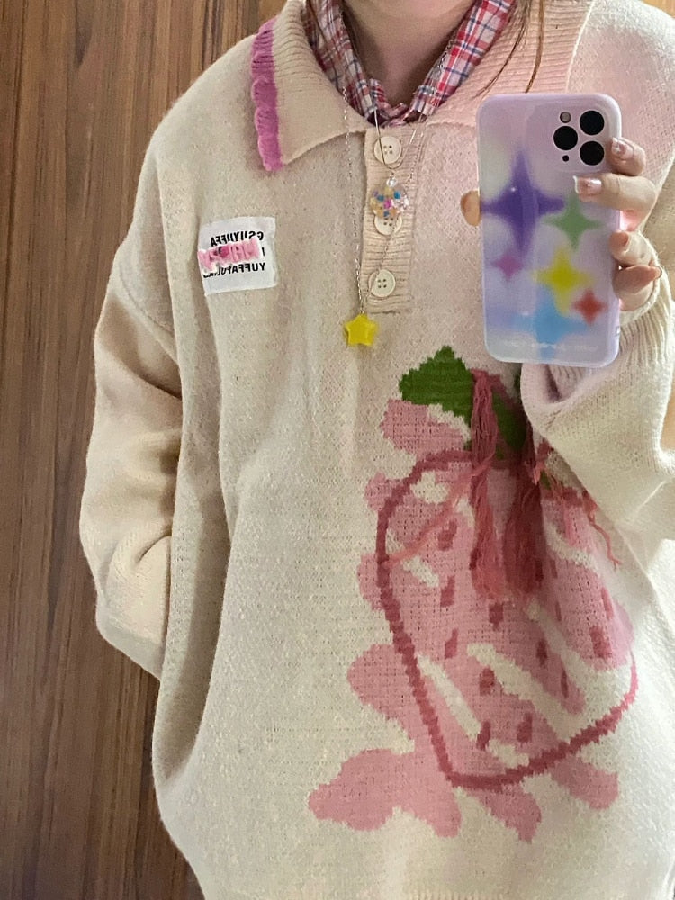 Japanese Kawaii Knitted Sweater