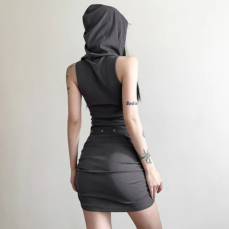 Techwear Cyber Gothic Dress