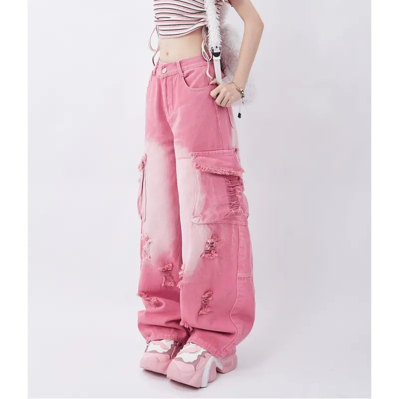 High Waist Wide Jeans