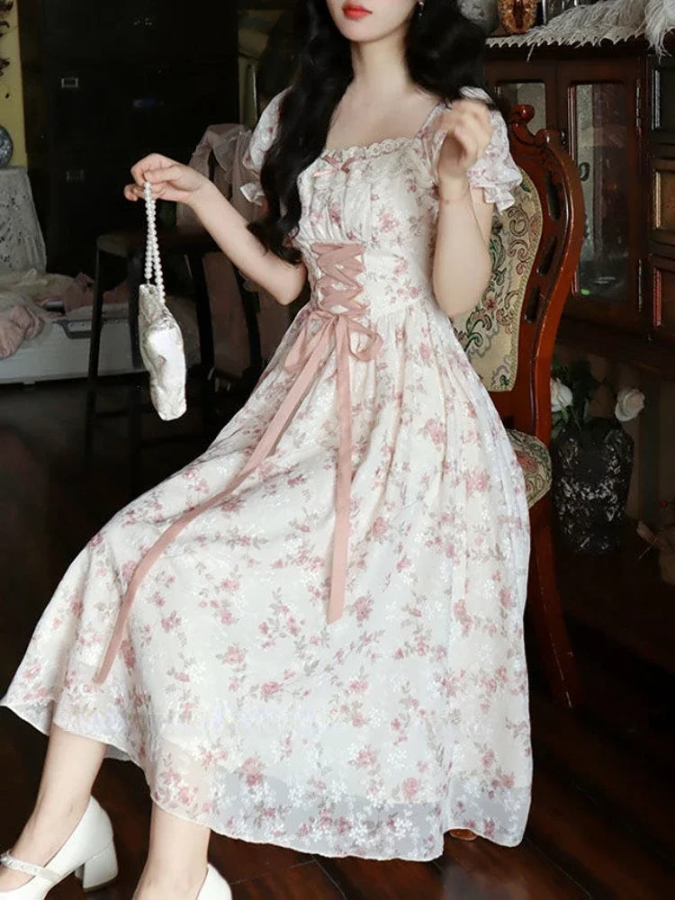 Cute Floral Fairy Dress