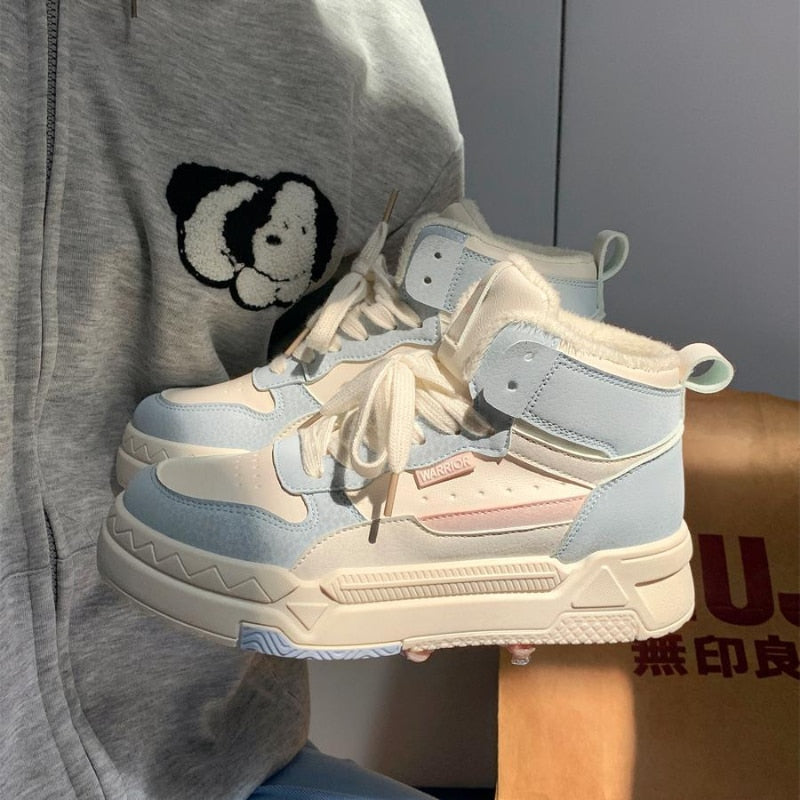 Macaron Color Warm Shoes
