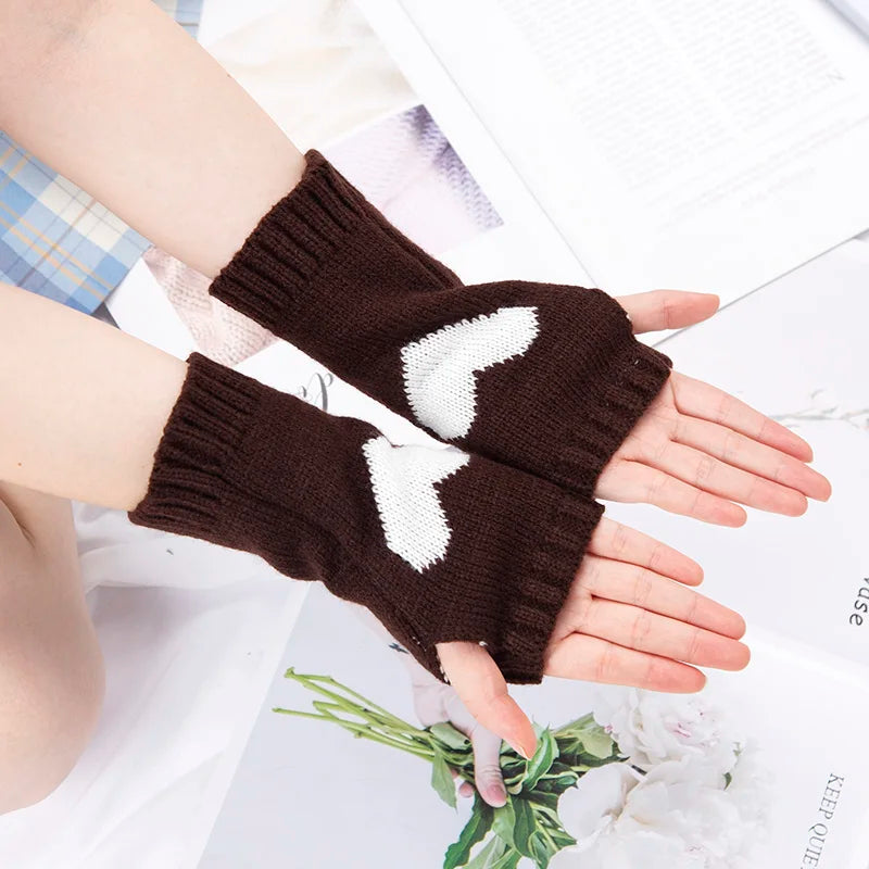 Cute Crochet Fingerless Gloves