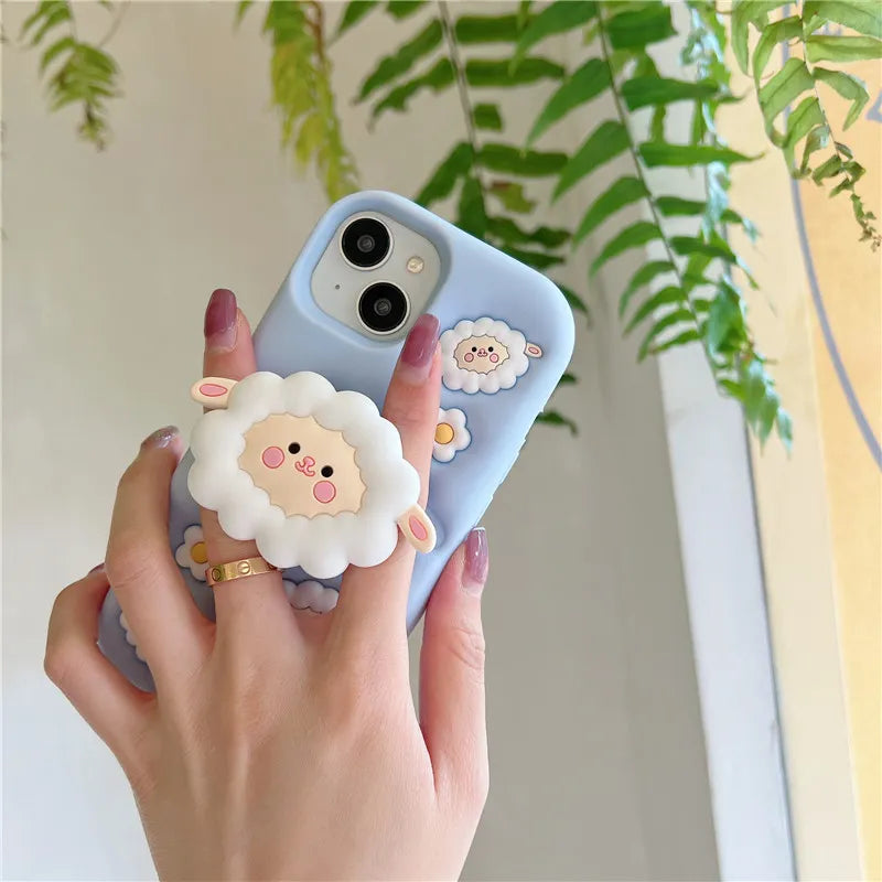 Kawaii 3D Sheep iPhone Case
