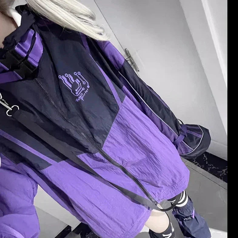 Y2K Oversized Sports Jacket
