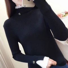 Korean Turtleneck Pullover Sweater