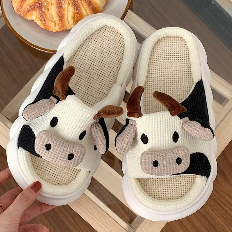 Kawaii Animals Platform Slippers