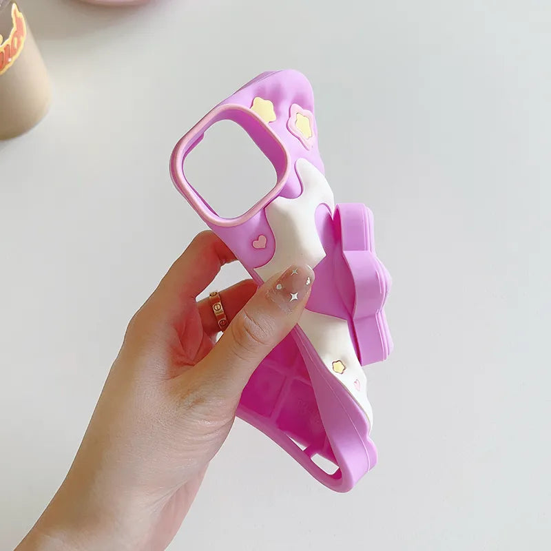 Kawaii 3D Star iPhone Case