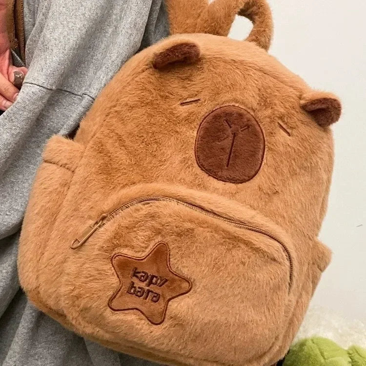 Cute Plush Capybara Bag