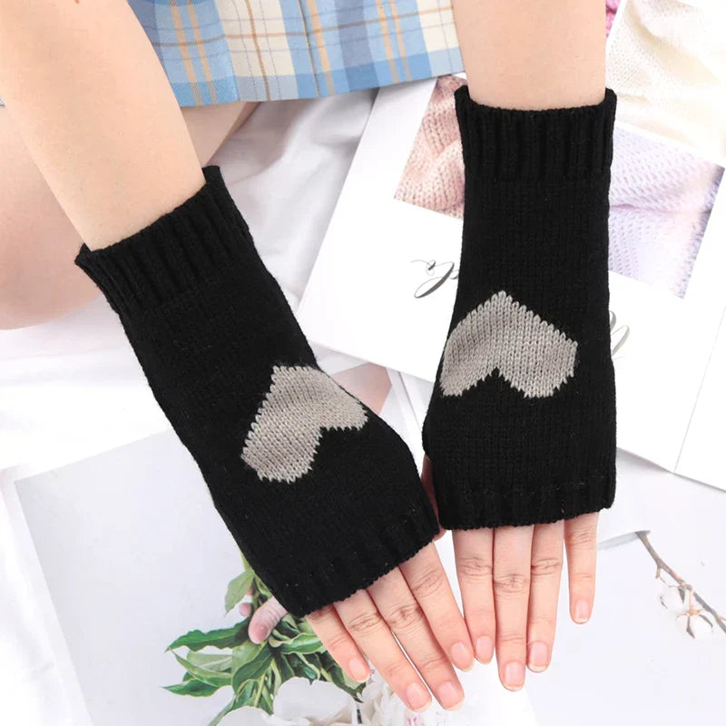 Cute Crochet Fingerless Gloves