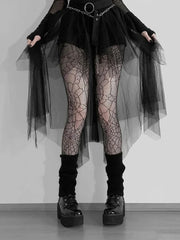 Harajuku Gothic Mesh Skirt