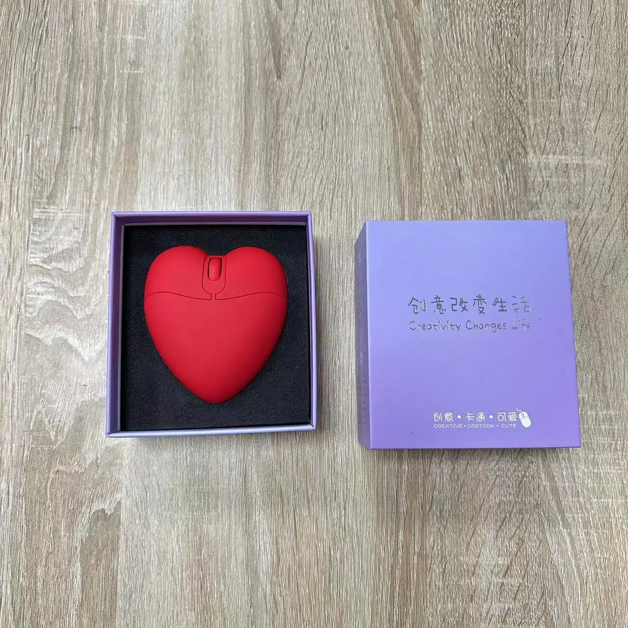 Kawaii Heart-shaped Wireless Mouse